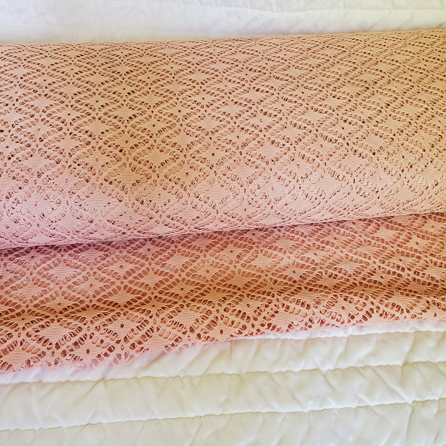 Blush Knit Lace
