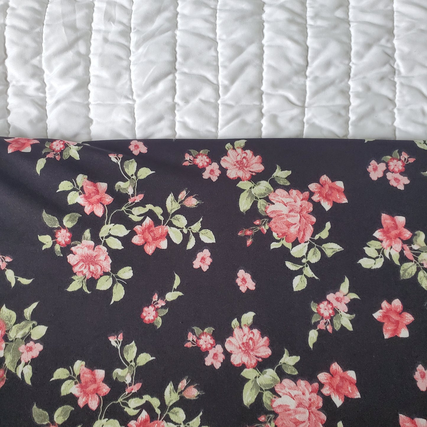 Black with Red/pink floral ITY