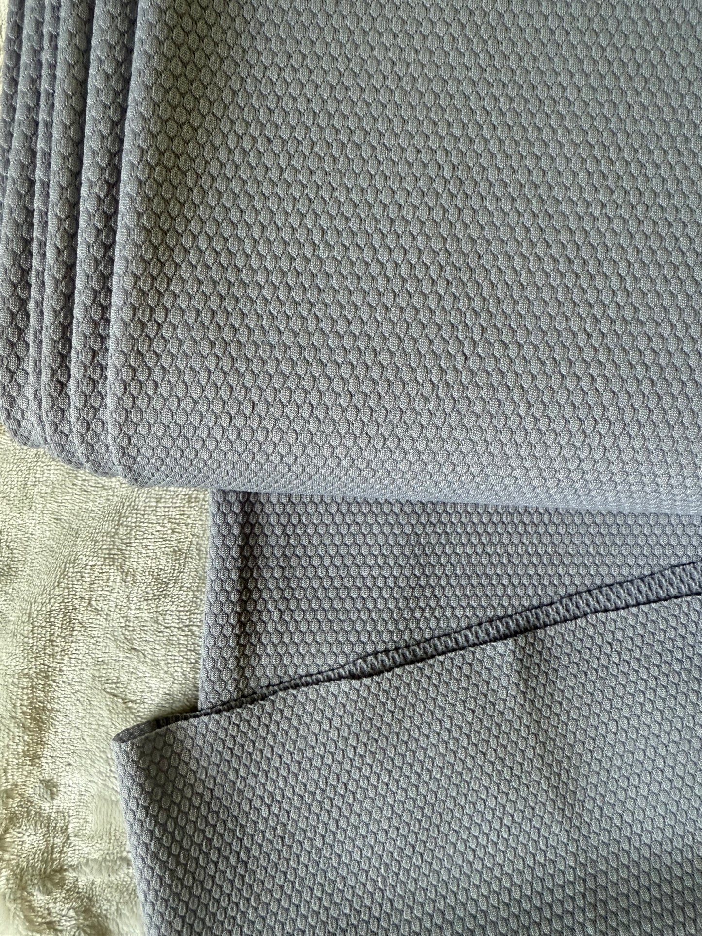 Grey Popcorn Knit