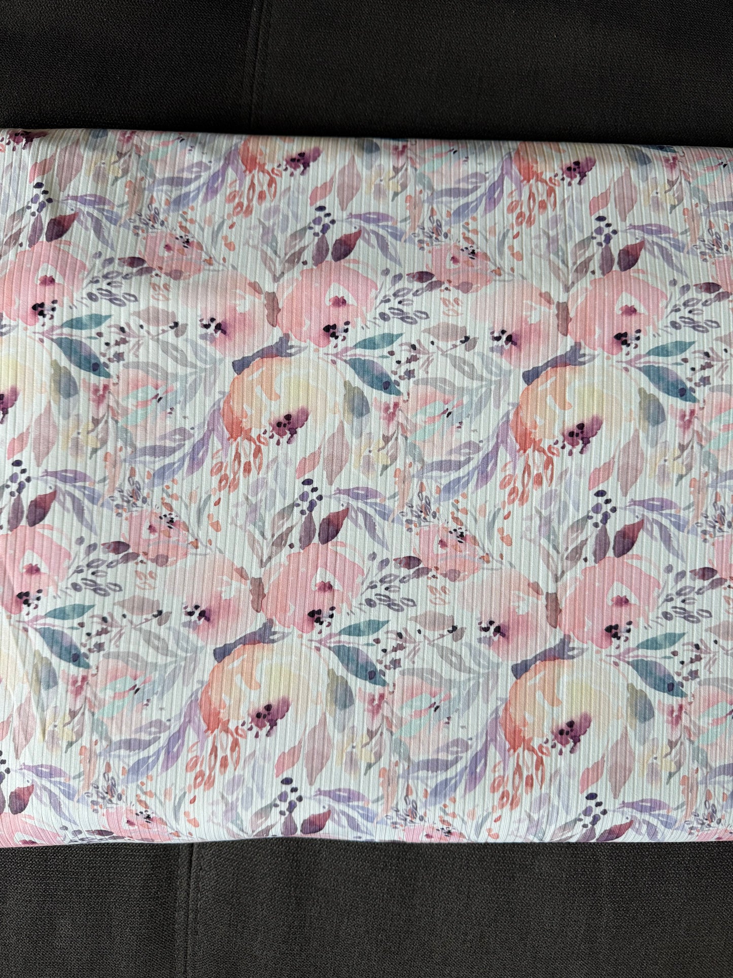 Emma Floral Poly Rib