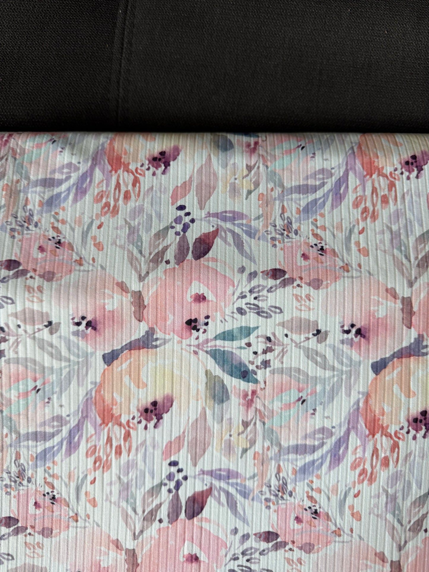 Emma Floral Poly Rib