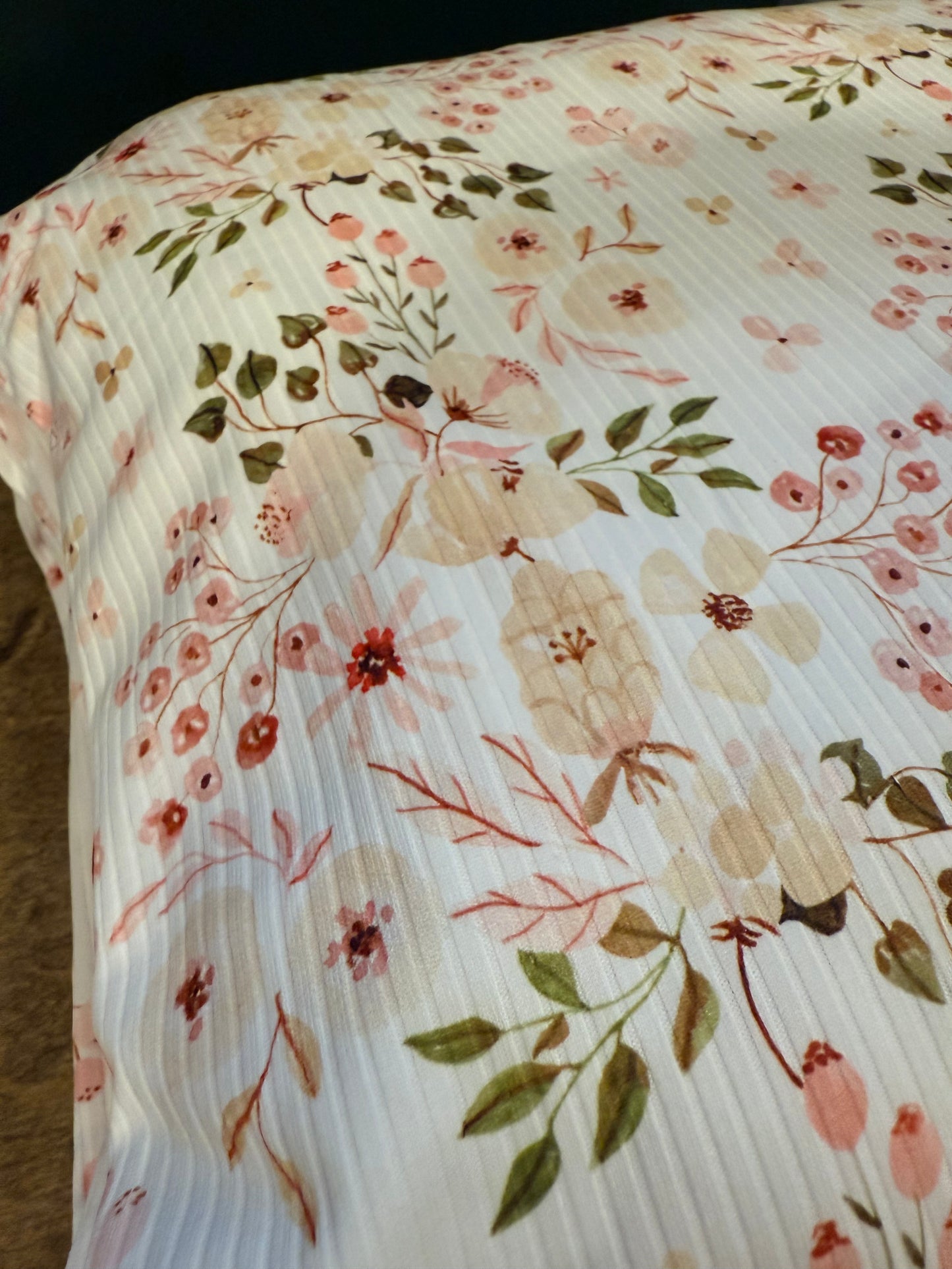 Emily Floral Rib Knit
