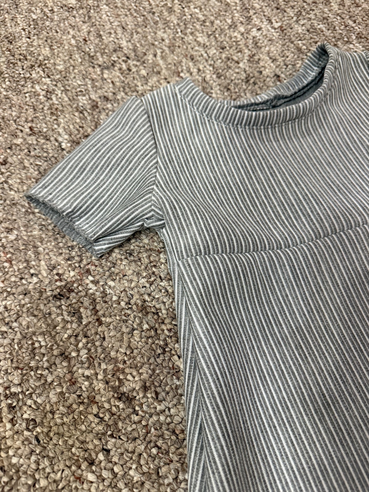 Toddler XL Grey Stripe