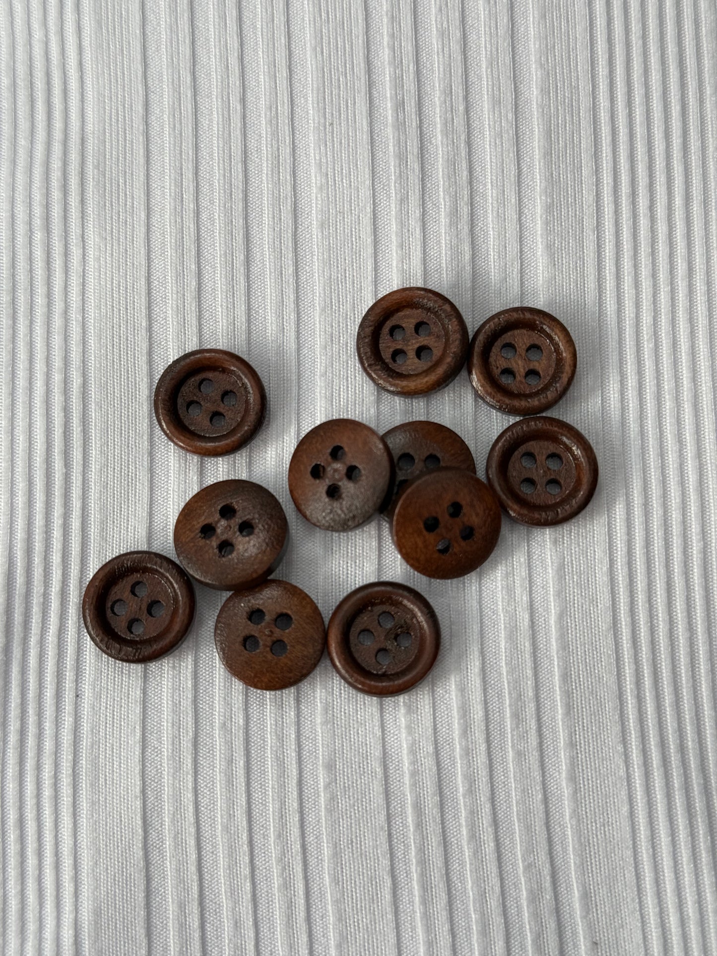 Brown Wooden Buttons