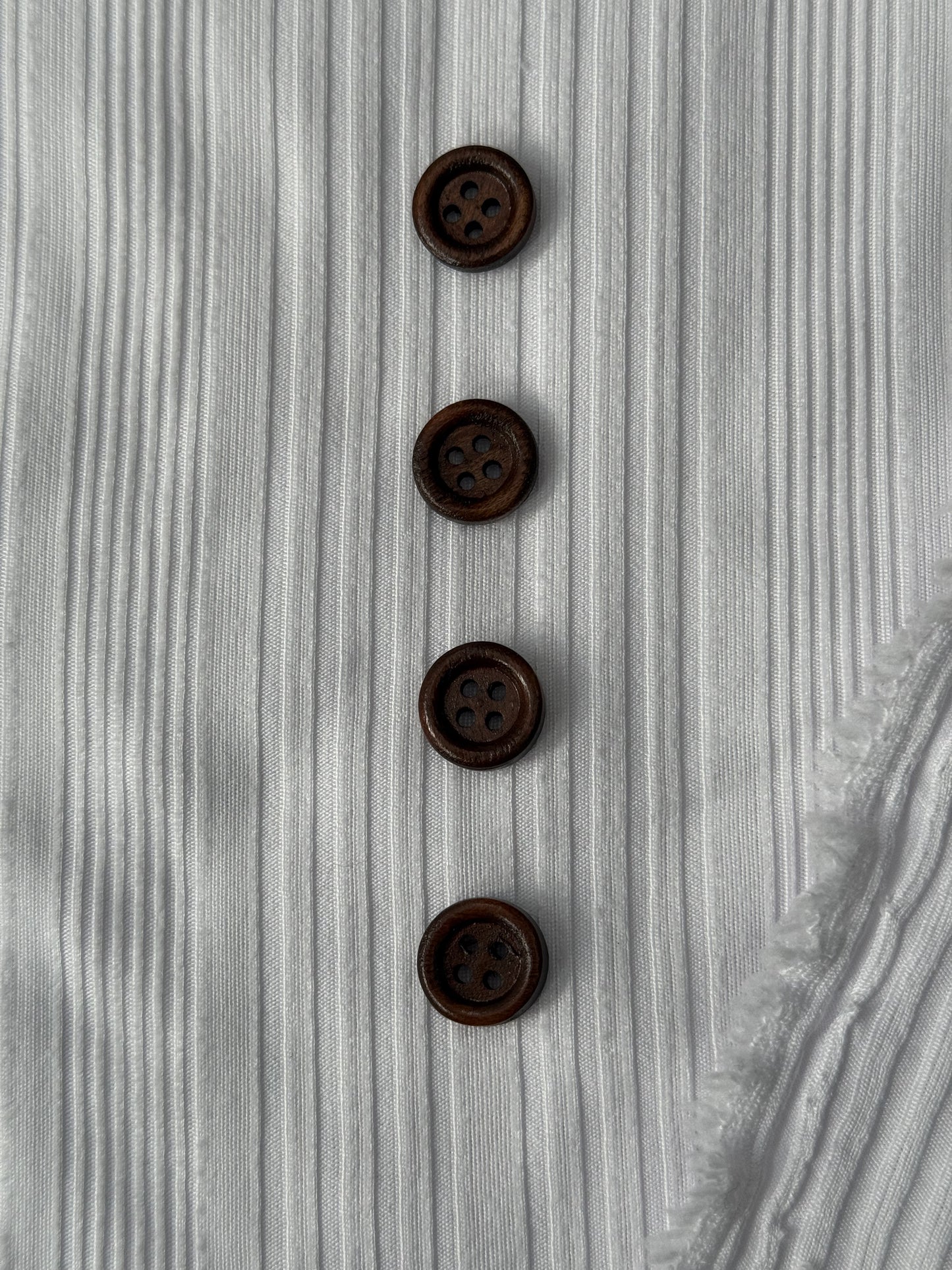 Brown Wooden Buttons