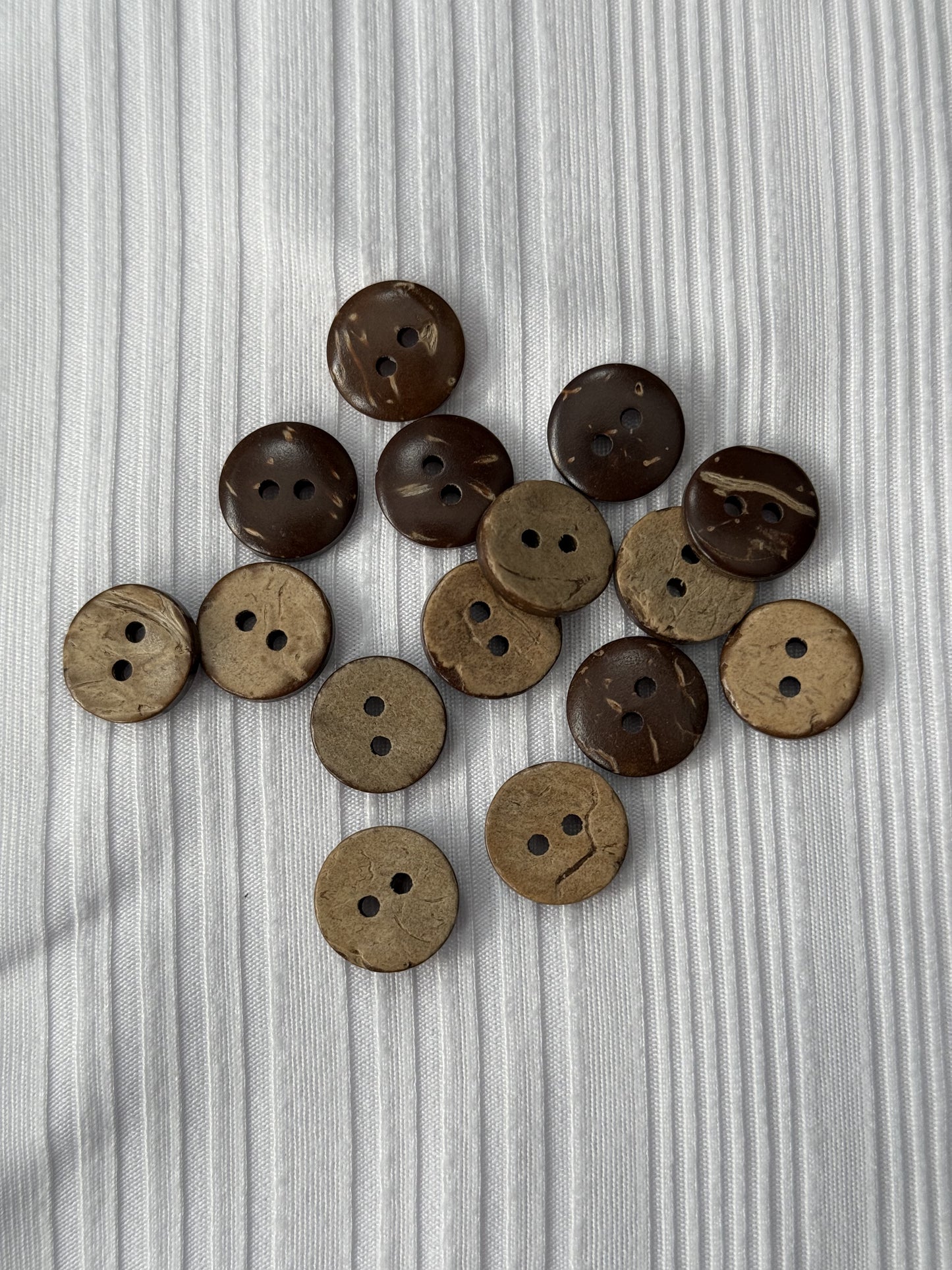 Brown/Coconut Buttons