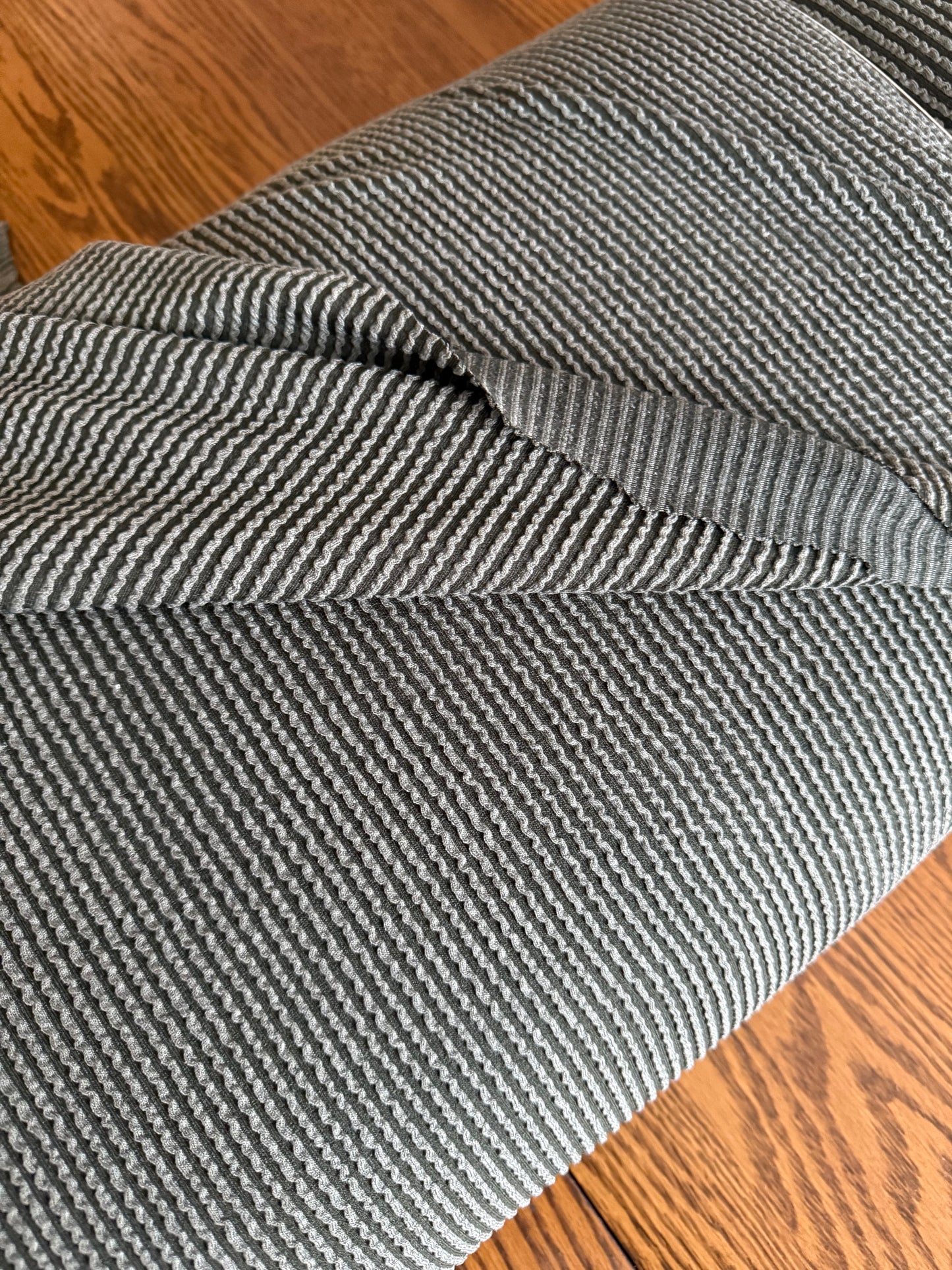 Vintage Olive Jacquard Rib Knit