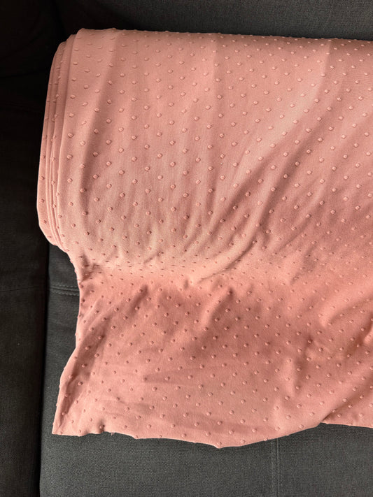 Rose Swiss Dot Knit