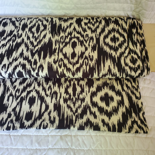 Black DTY Brushed Knit