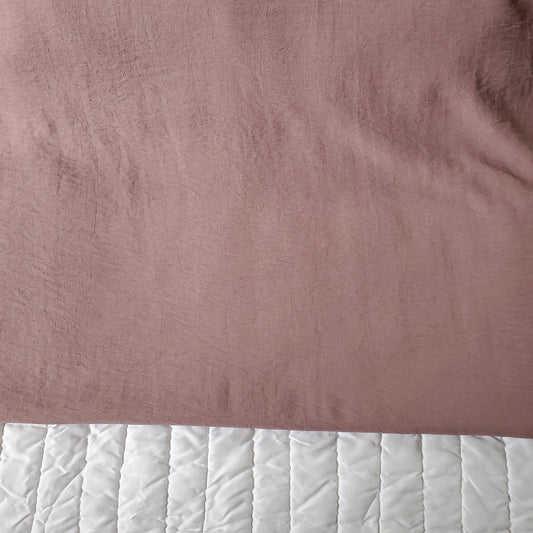 Mauve Silky Sateen