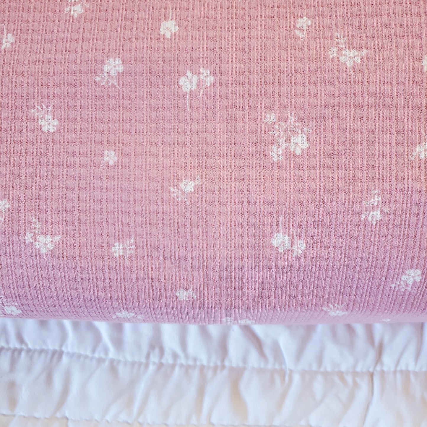 Dusty Rose Pointelle Knit