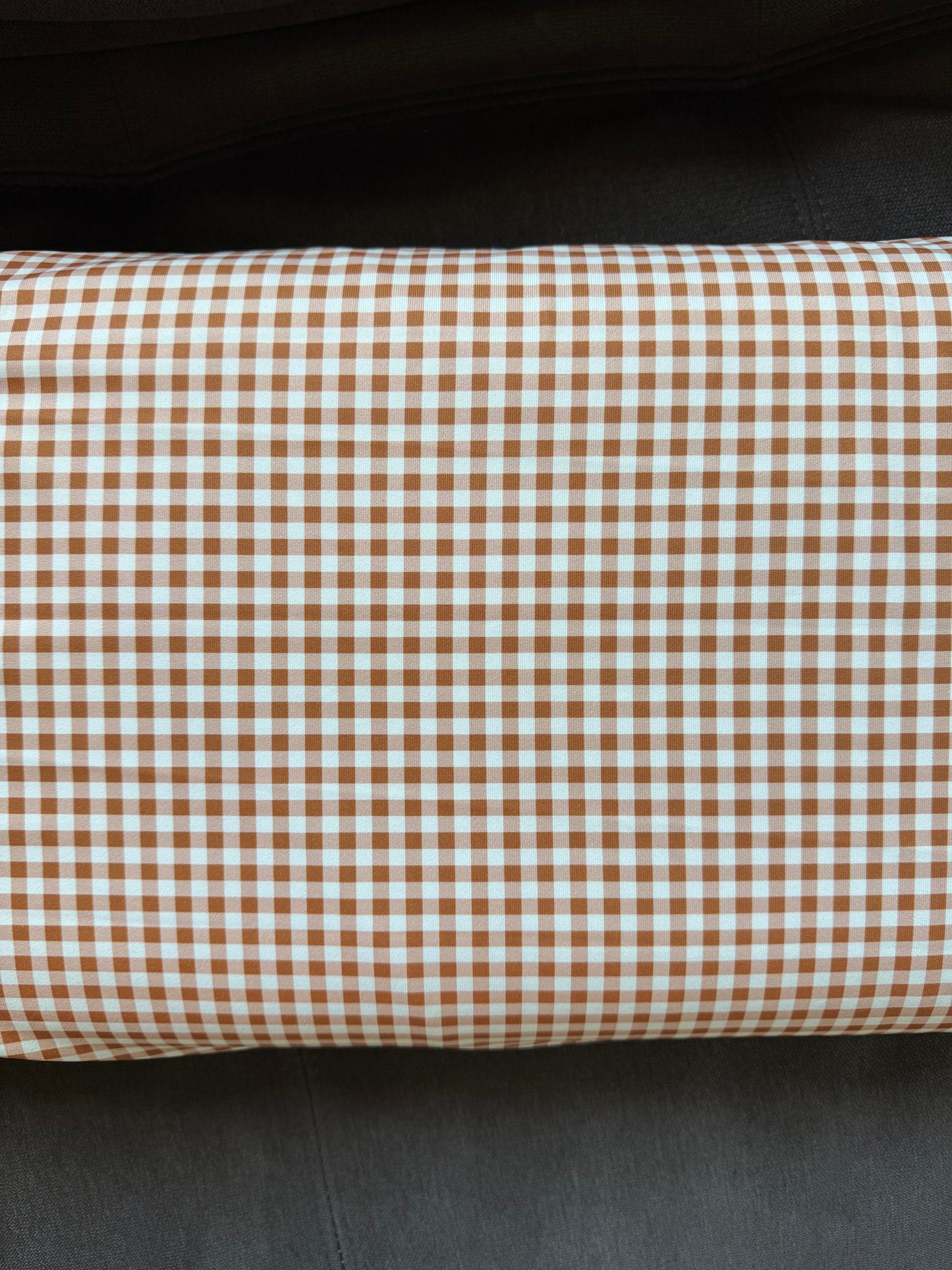 Berlin Gingham Plaid in toasted Carmel