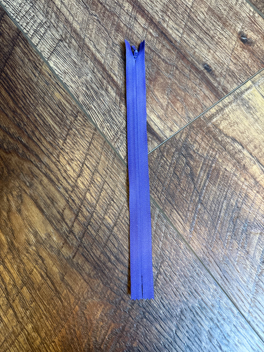 Royal purple invisible zipper 9”