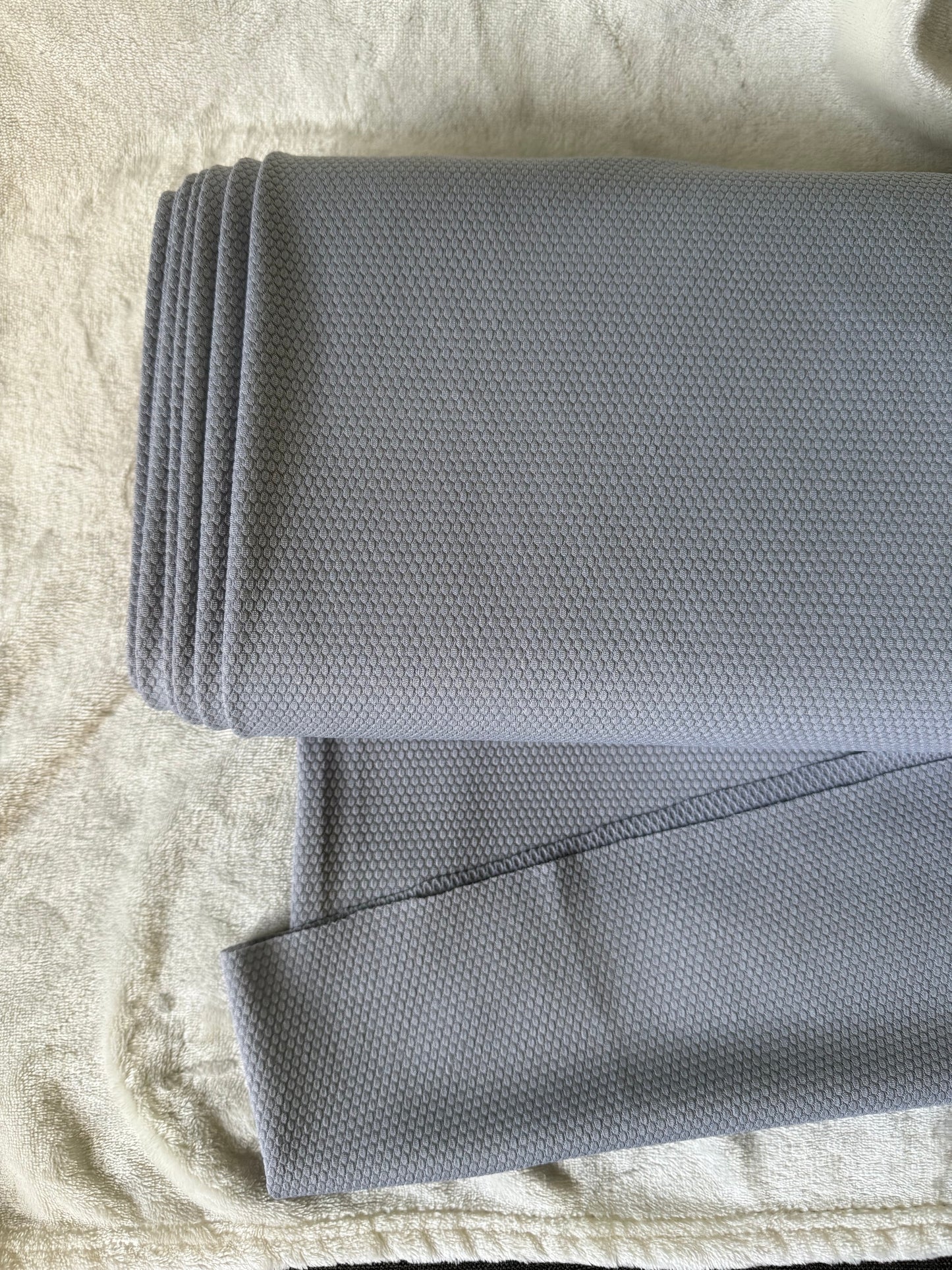 Grey Popcorn Knit