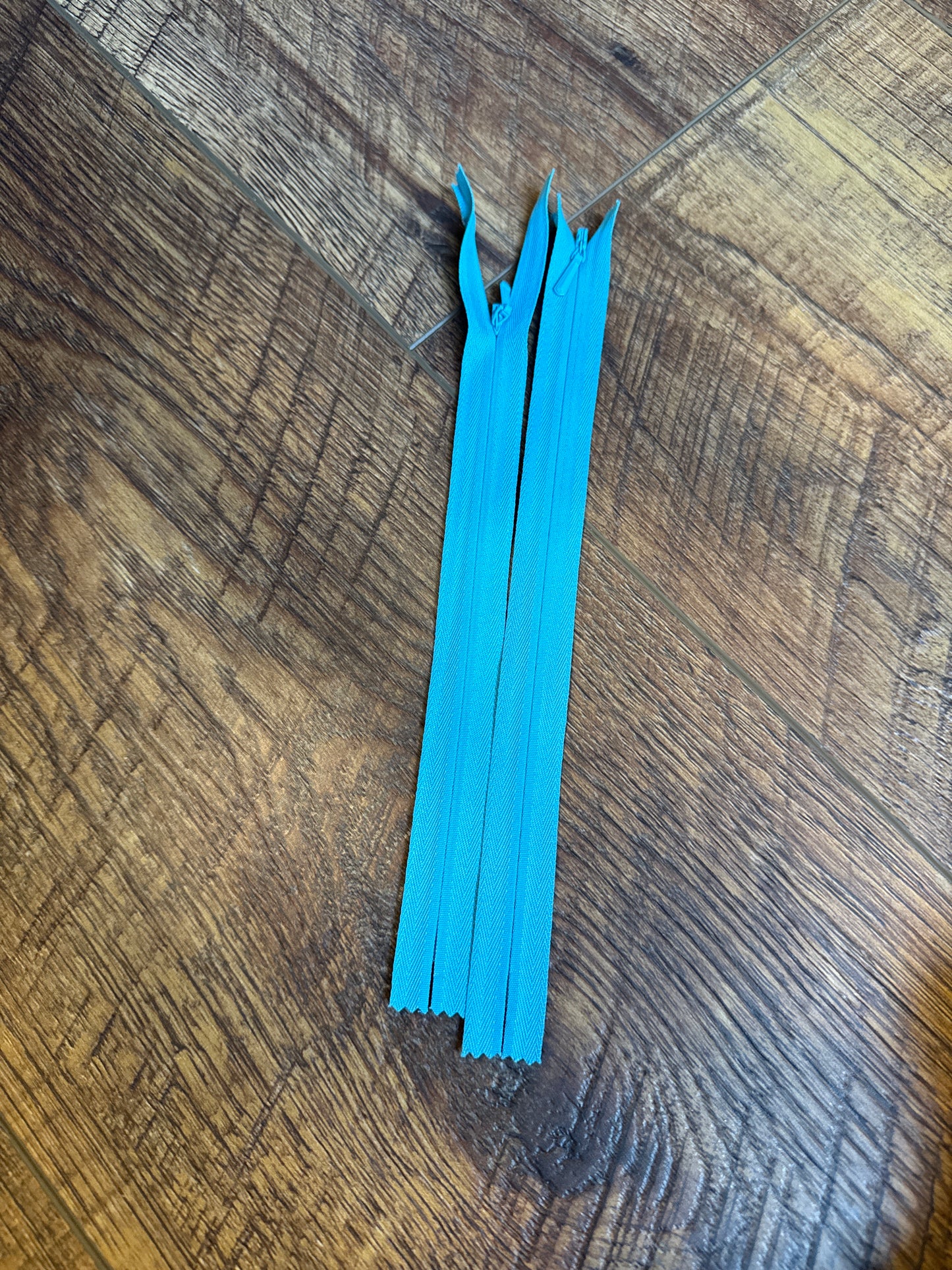Sky blue invisible 9” zipper