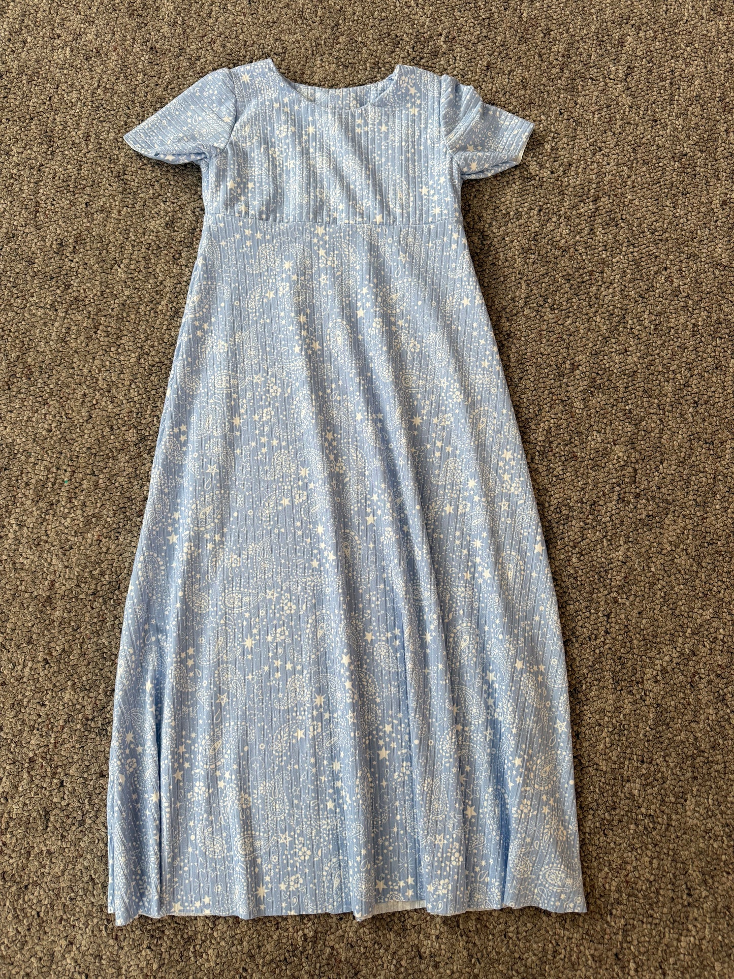 Toddler XL periwinkle paisley