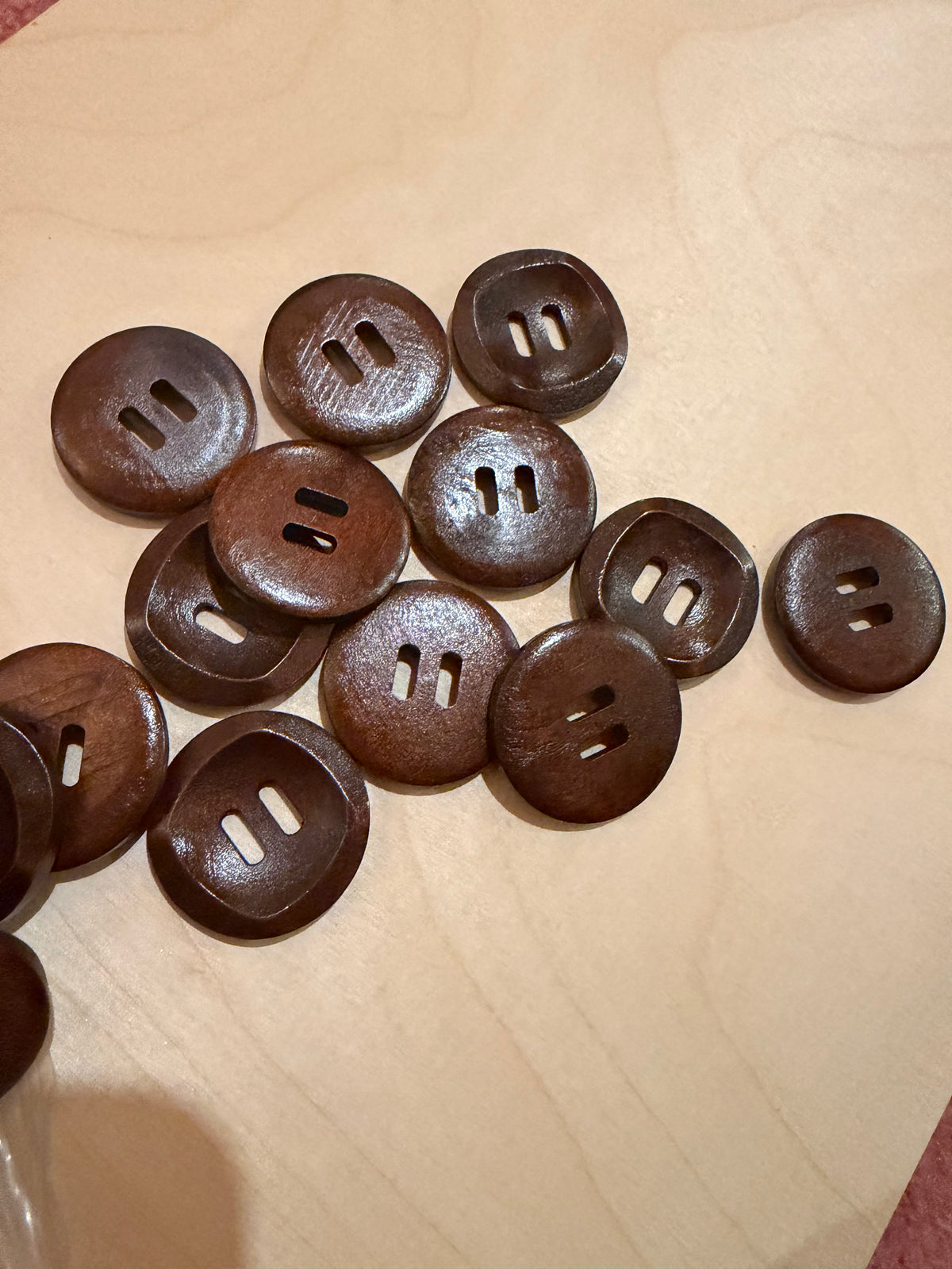 Natural Horn shaped Buttons