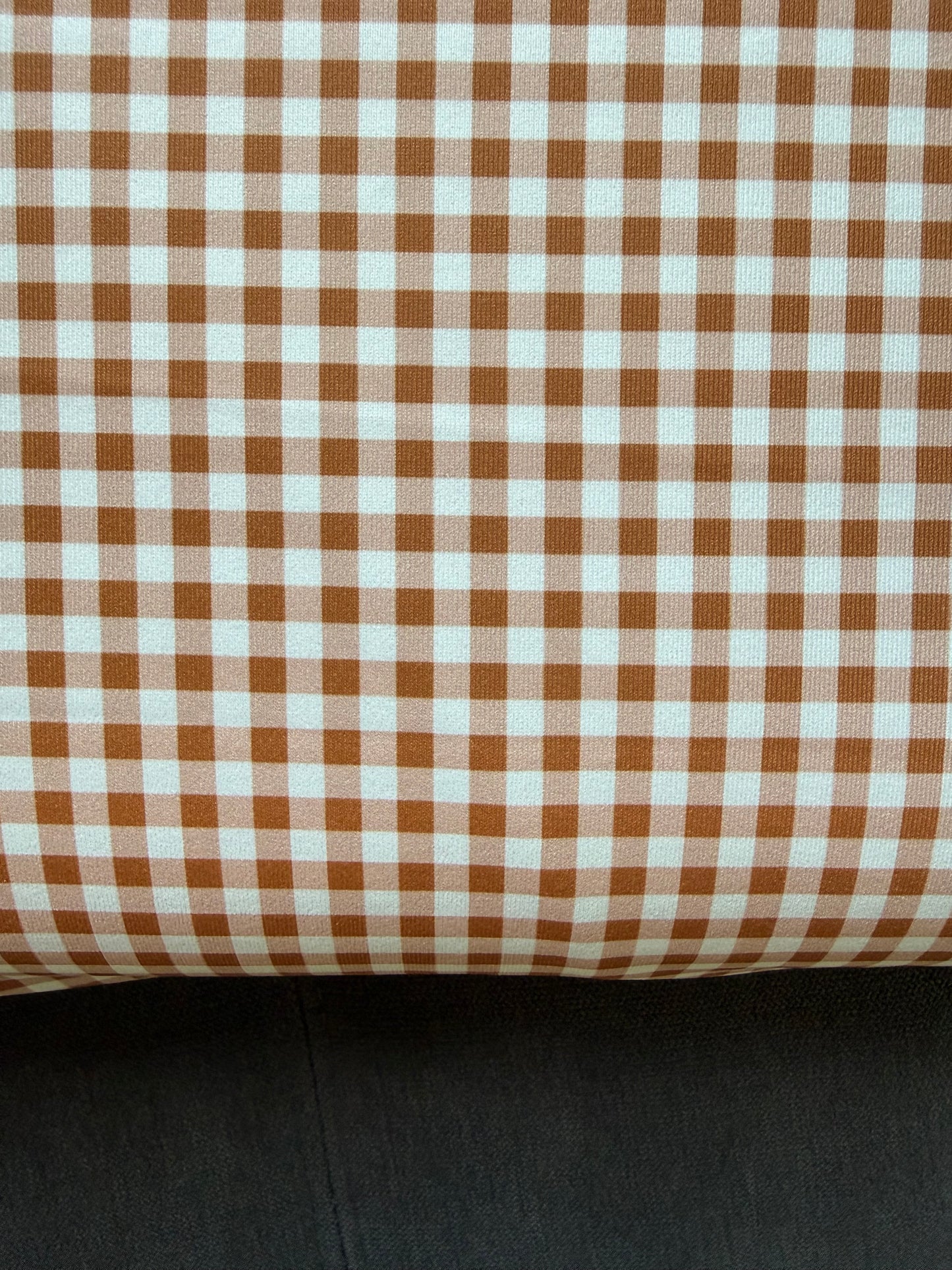 Berlin Gingham Plaid in toasted Carmel