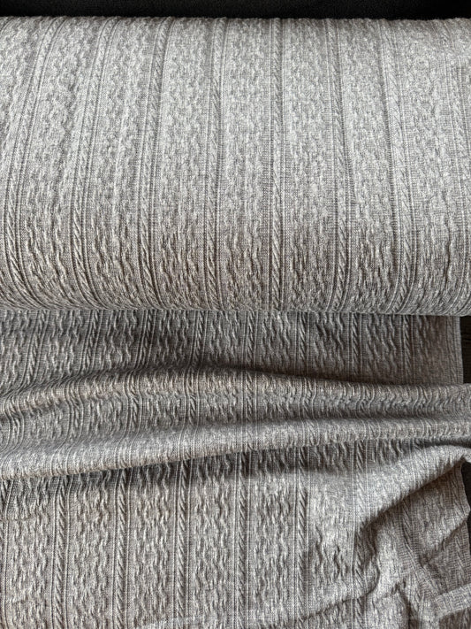 Gray Lynette Jaquard Rib