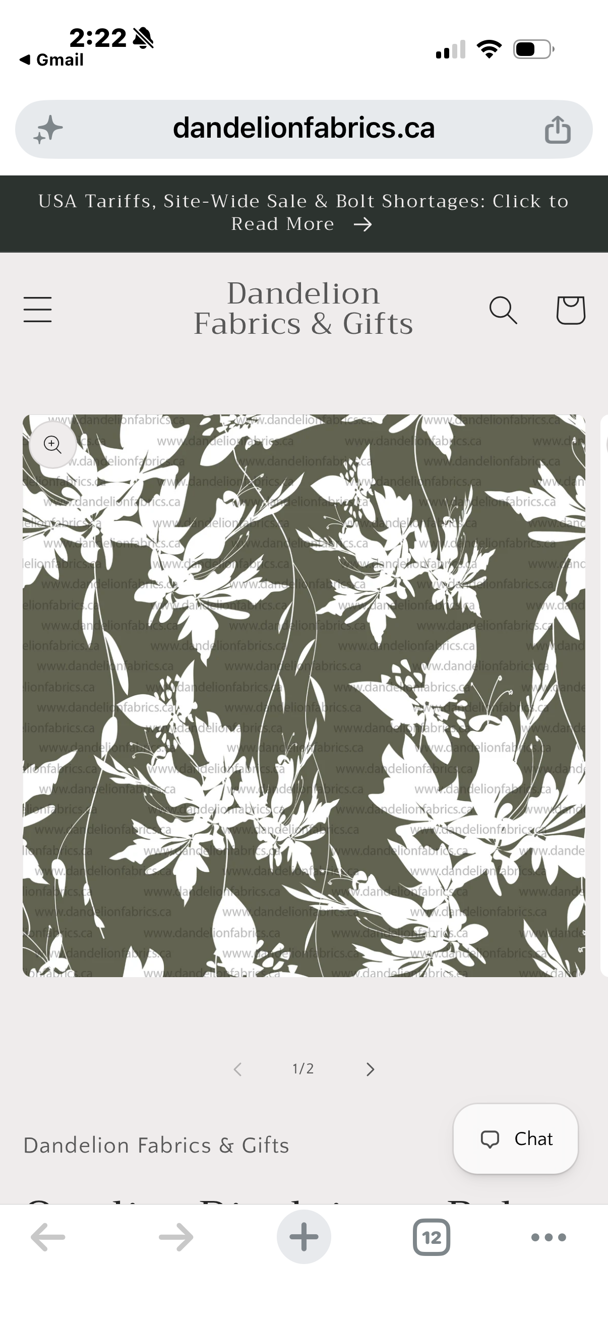 Whitney Floral in Olive