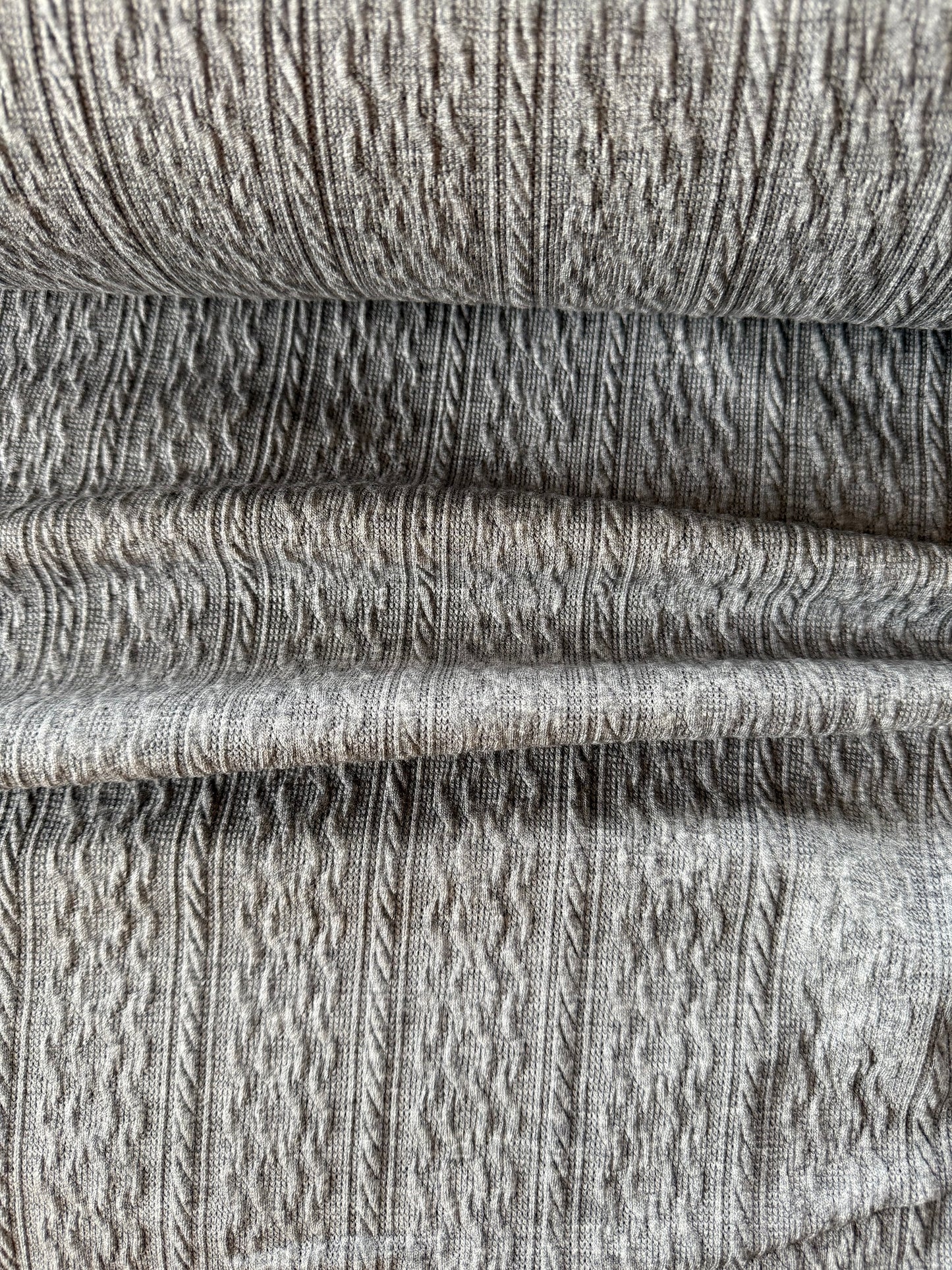 Gray Lynette Jaquard Rib