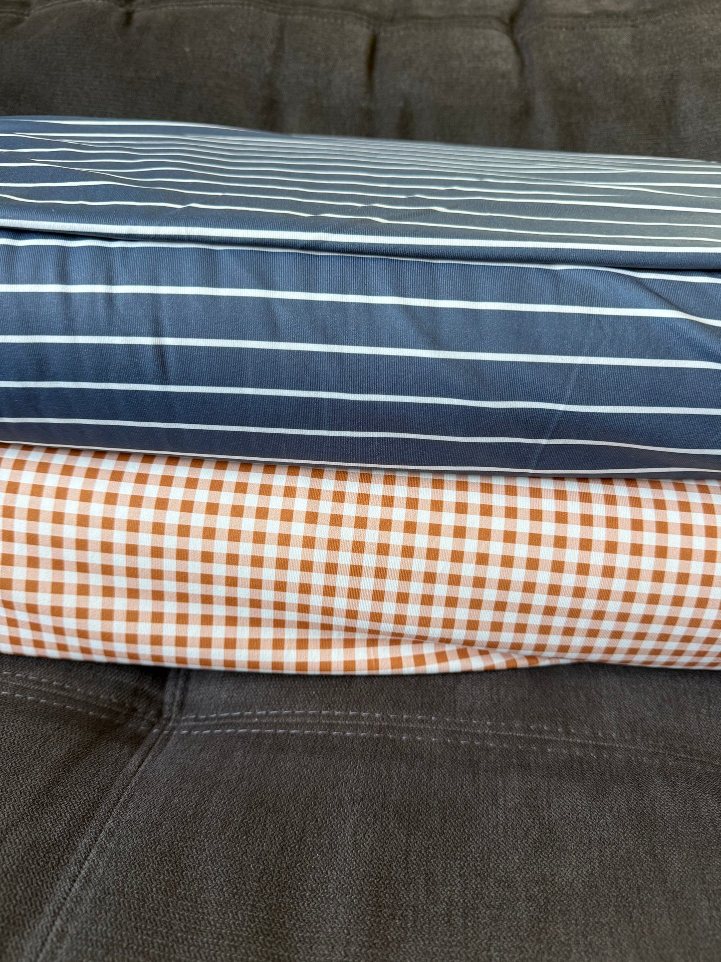Berlin Gingham Plaid in toasted Carmel