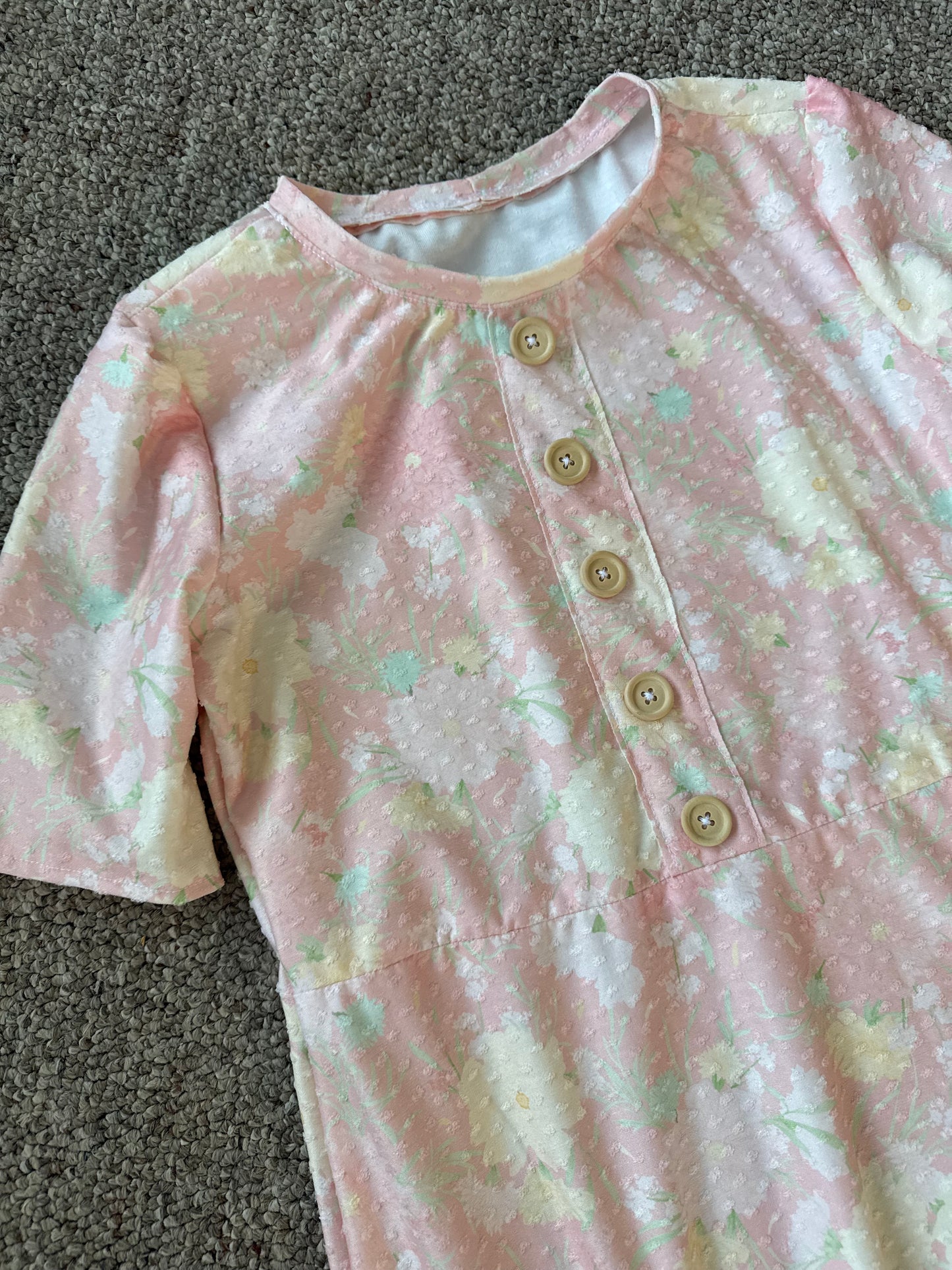 Floral Swiss Dot Size 10