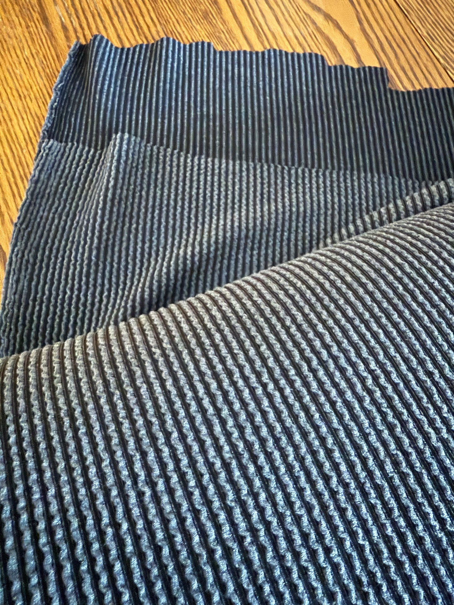 Charcoal Jacquard Rib Knit