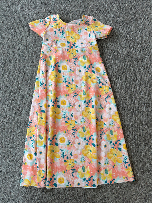 Toddler XL Peach floral