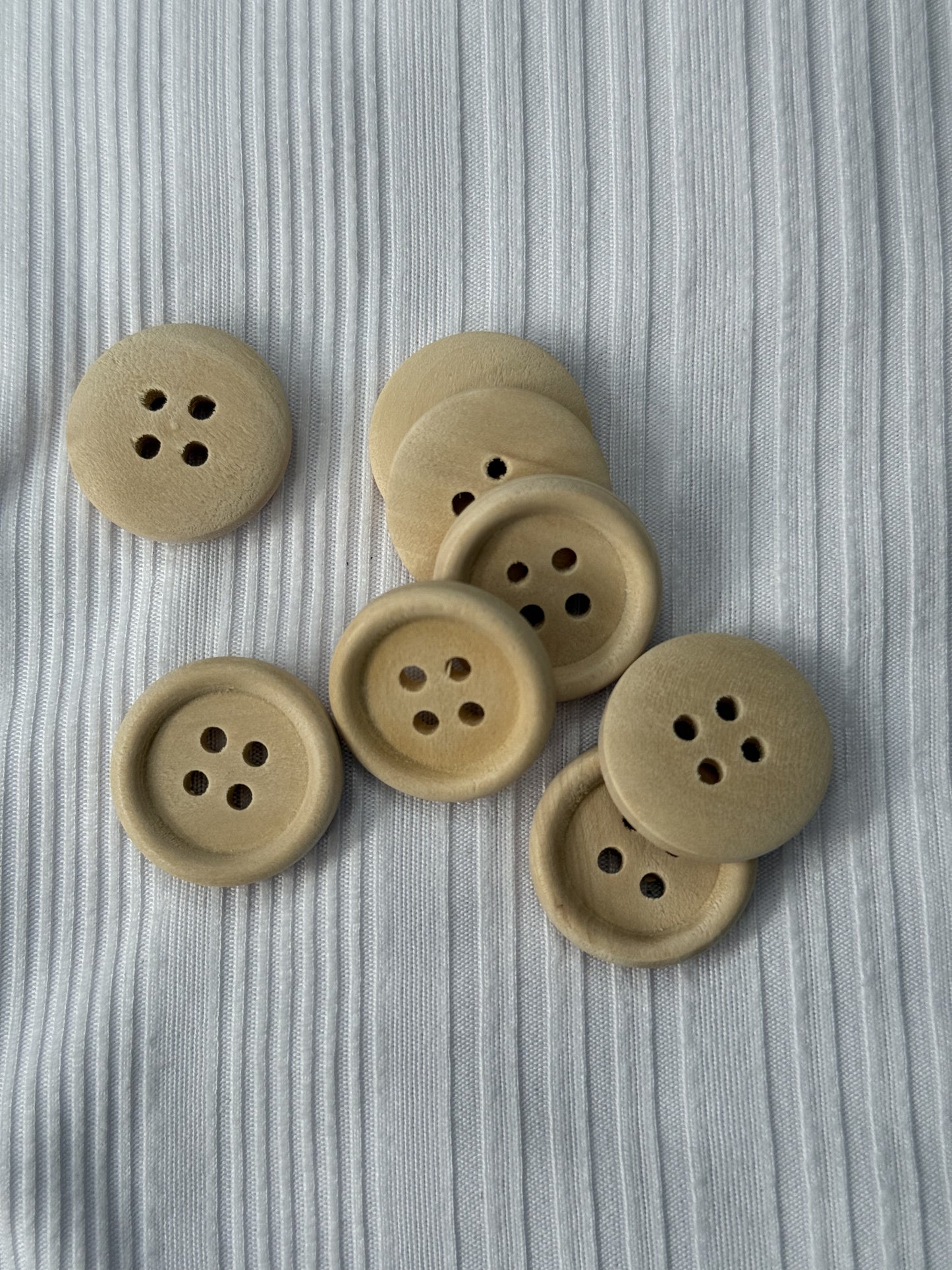 Natural Wood Buttons .20mm