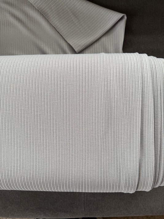 Grey Cord Rib Knit
